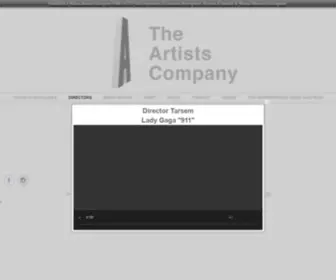 Theartistscompany.com(The Artists Company) Screenshot