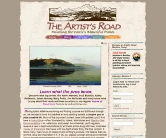 Theartistsroad.net(The Artist's Road) Screenshot