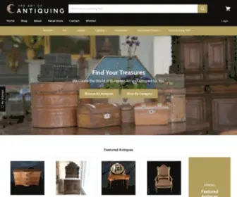Theartofantiquing.com(The Art of Antiquing) Screenshot