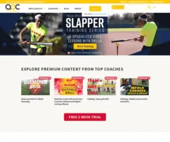 Theartofcoachingsoftball.com(The Art of Coaching Softball) Screenshot