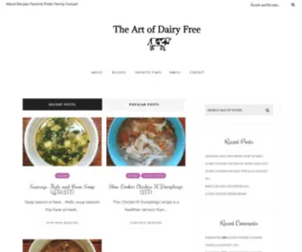 Theartofdairyfree.com(The Art of Dairy Free) Screenshot