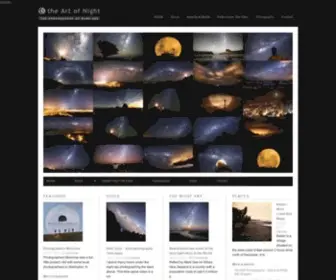 Theartofnight.com(The Art of Night) Screenshot
