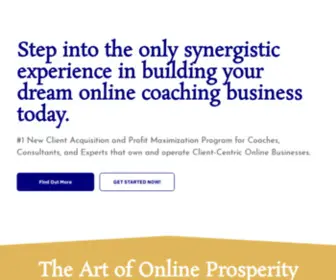 Theartofonlineprosperity.com(The Art of Online Prosperity) Screenshot