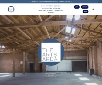 Theartsarea.org(The Arts Area) Screenshot