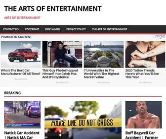 Theartsofentertainment.com(Entertainment At its Peak) Screenshot