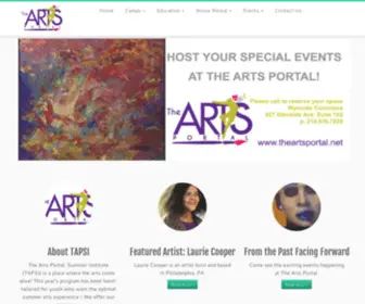 Theartsportal.net(The Arts Portal) Screenshot