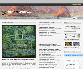 Theartwolf.com(Art mazazine) Screenshot
