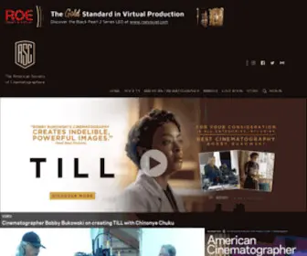 Theasc.com(The American Society of Cinematographers (en) Screenshot