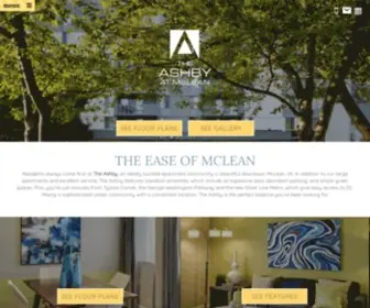 Theashby.com(Ashby at McLean) Screenshot