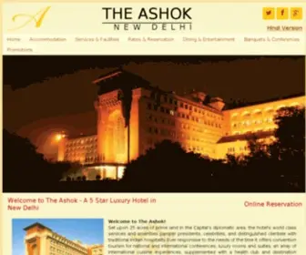 Theashok.com(Best 5 Star Hotel in Delhi) Screenshot