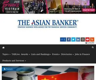 Theasianbanker.com(Global Banking & Financial Services Industry) Screenshot