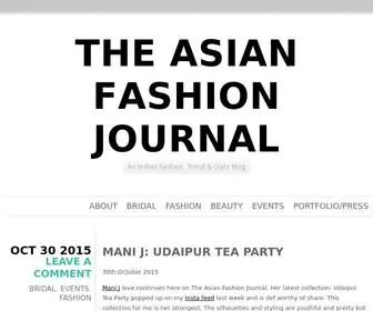 Theasianfashionjournal.com(An Indian Fashion) Screenshot