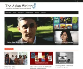 Theasianwriter.co.uk(Raising the profile of South Asian writers since 2007) Screenshot