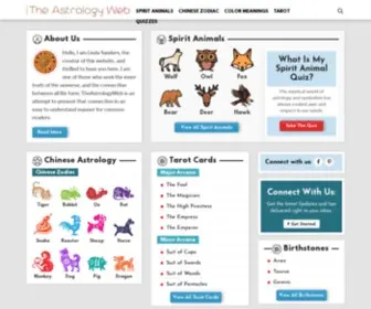 Theastrologyweb.com(The Astrology Web) Screenshot