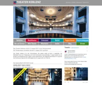 Theater-Koblenz.de(THEATER KOBLENZ 2021/2022) Screenshot
