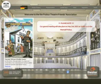 Theater-Putbus.de(Friends association of Theater Putbus) Screenshot