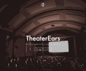 Theaterears.net(Cine En Español) Screenshot