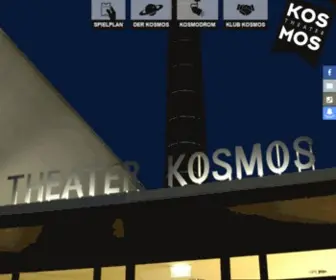 Theaterkosmos.at(Theater Programm in Bregenz) Screenshot