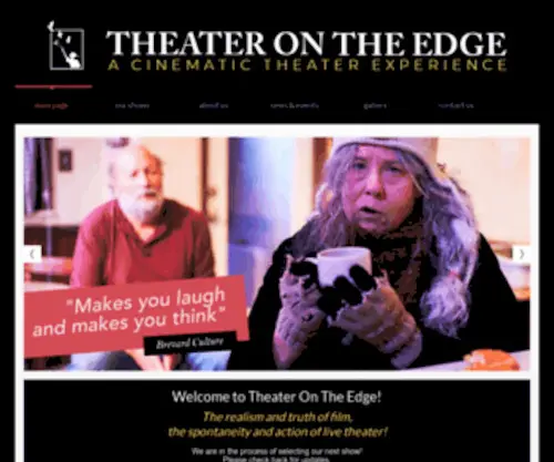 Theaterontheedge.org(Plays In Orlando FL) Screenshot