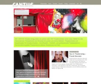 Theaterverlag-Cantus.de(CANTUS Theaterverlag) Screenshot