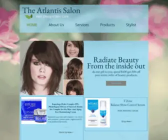 Theatlantissalon.com(Hair Design) Screenshot