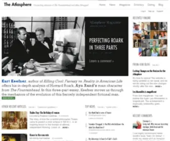 Theatlasphere.com(Ayn Rand) Screenshot