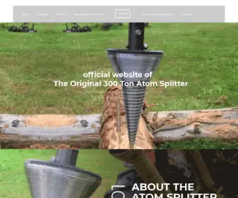 Theatomsplitter.com(The Original 300 Ton Atom Splitter) Screenshot