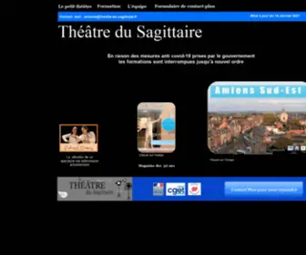 Theatre-DU-Sagittaire.fr(Theatre DU Sagittaire) Screenshot