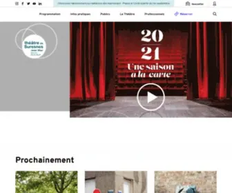 Theatre-Suresnes.fr(Situé au cœur de la cité) Screenshot