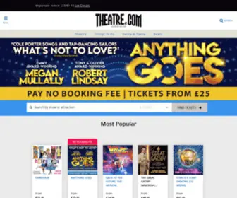 Theatre.co.uk(London Theatre) Screenshot