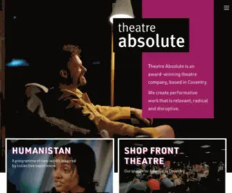 Theatreabsolute.co.uk(Theatre Absolute) Screenshot