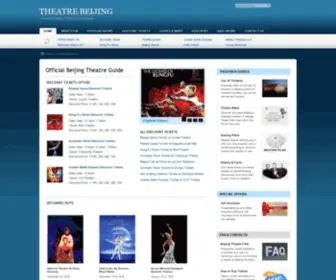 Theatrebeijing.com(The Official Beijing Theatre Guide Website) Screenshot