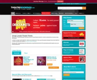 Theatrebookings.com(Theatre Bookings) Screenshot