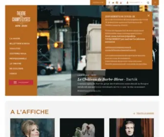Theatrechampselysees.fr(Théâtre) Screenshot