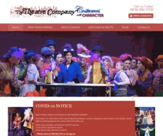 Theatreco.com(The Theatre Company) Screenshot