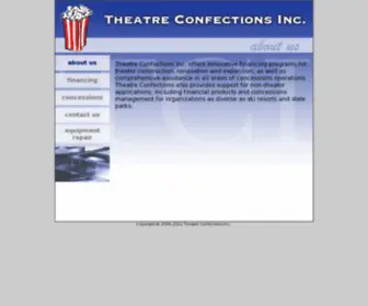 Theatreconfections.com(Theatre Confections Inc) Screenshot