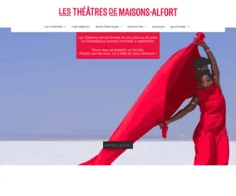 Theatredemaisons-Alfort.org(Les Théâtres de Maisons) Screenshot