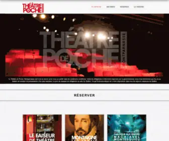 Theatredepoche-Montparnasse.com(Théâtre de Poche) Screenshot