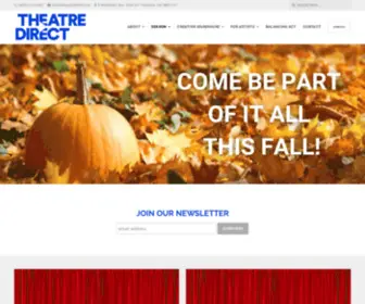 Theatredirect.ca(Come be part of it all) Screenshot