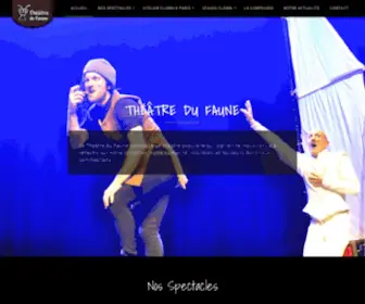 Theatredufaune.com(Theatre du Faune) Screenshot