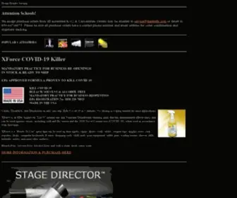 Theatrefx.com(Theatre Effects) Screenshot