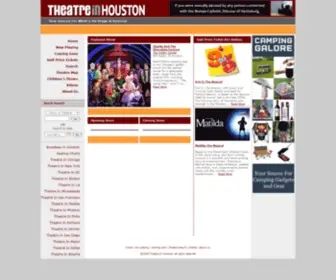 Theatreinhouston.com(Theatre In Houston) Screenshot
