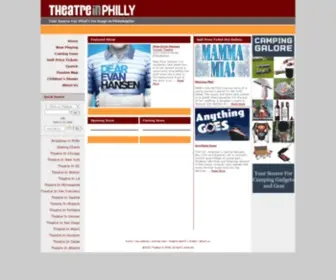 Theatreinphilly.com(Theatre In Philly) Screenshot