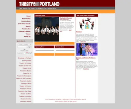 Theatreinportland.com(Theatreinportland) Screenshot