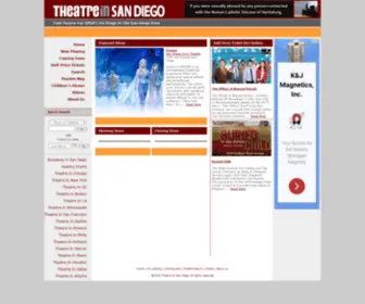 Theatreinsandiego.com(Theatre In San Diego) Screenshot