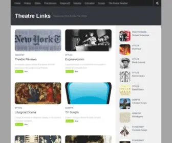 Theatrelinks.com(Theatre Links) Screenshot
