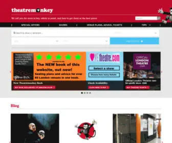 Theatremonkey.com(Theatre Monkey) Screenshot