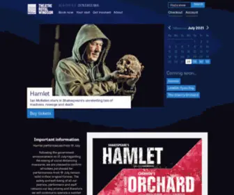 Theatreroyalwindsor.co.uk(Live entertainment at its best in Berkshire) Screenshot