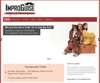 Theatresports.co.za(Improguise) Screenshot