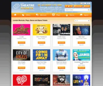 Theatretickets.co.uk(THEATRE TICKETS for West End Shows) Screenshot